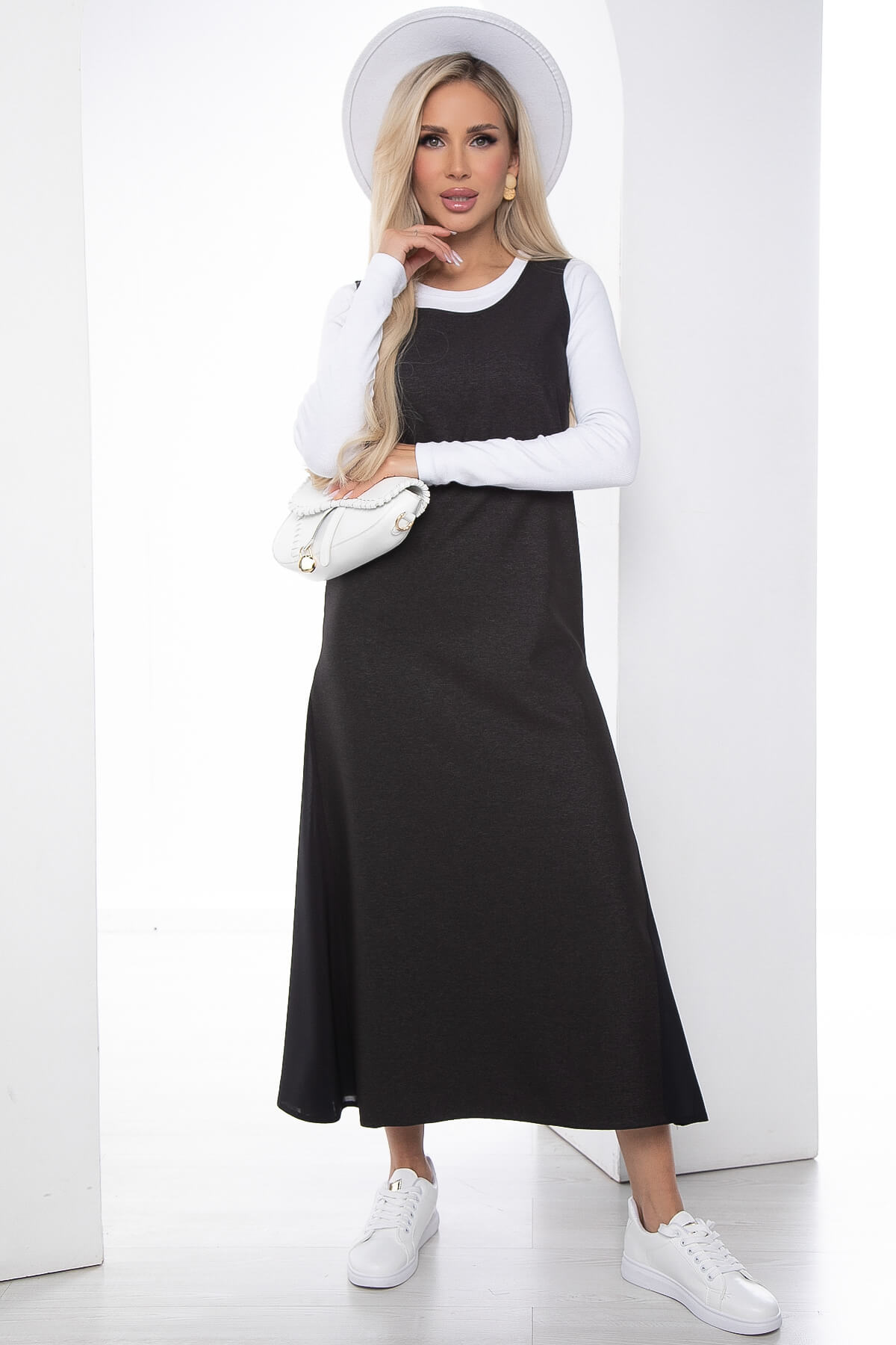 

Сарафан женский LT Collection Новый сезон серый 44 RU, Новый сезон