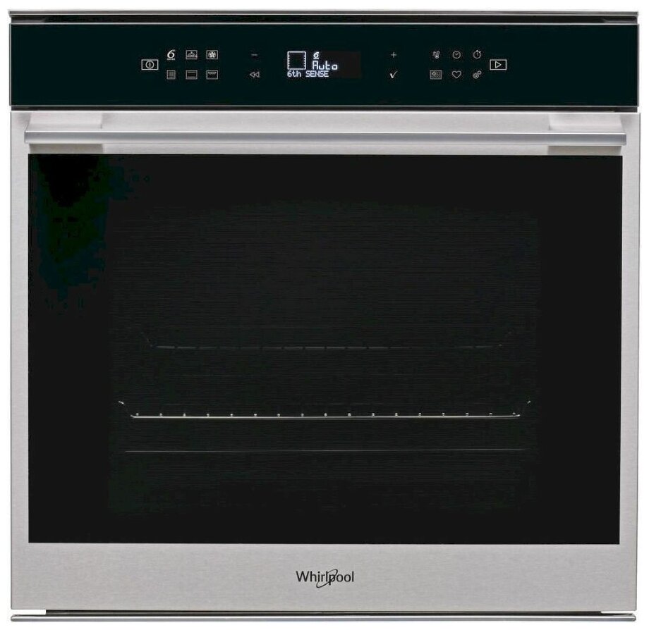 фото Встраиваемый электрический духовой шкаф whirlpool w7 om4 4s1p silver, black