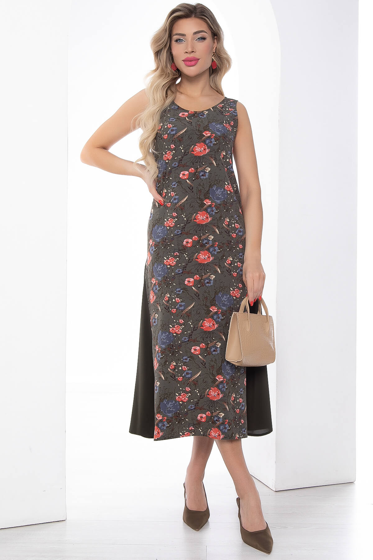 

Сарафан женский LT Collection Новый сезон хаки 48 RU, Новый сезон