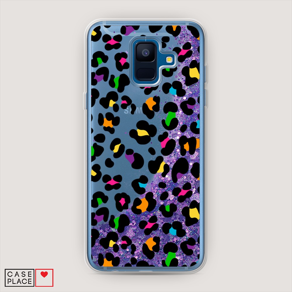 

Чехол Awog на Samsung Galaxy A6 2018 "Яркий леопард", Разноцветный, 25992-1