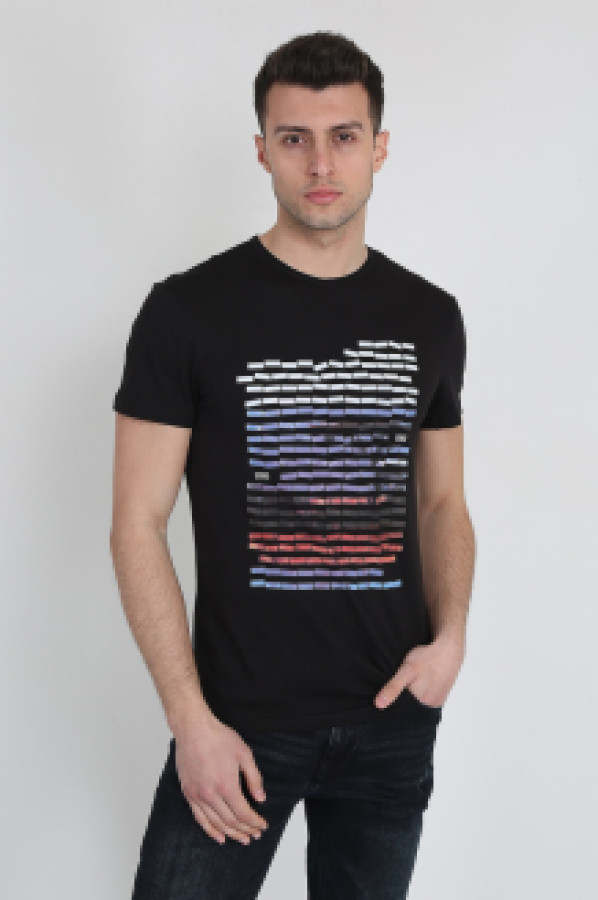 

Футболка мужская Terapi Giyim 25362 черная XL (доставка из-за рубежа), Черный, 25362