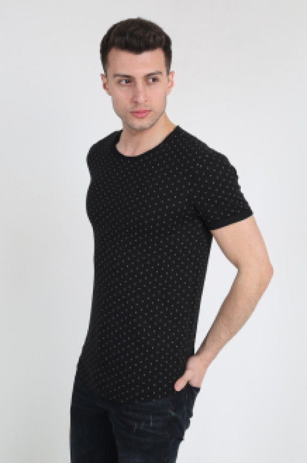 

Футболка мужская Terapi Giyim 25378 черная XL (доставка из-за рубежа), Черный, 25378