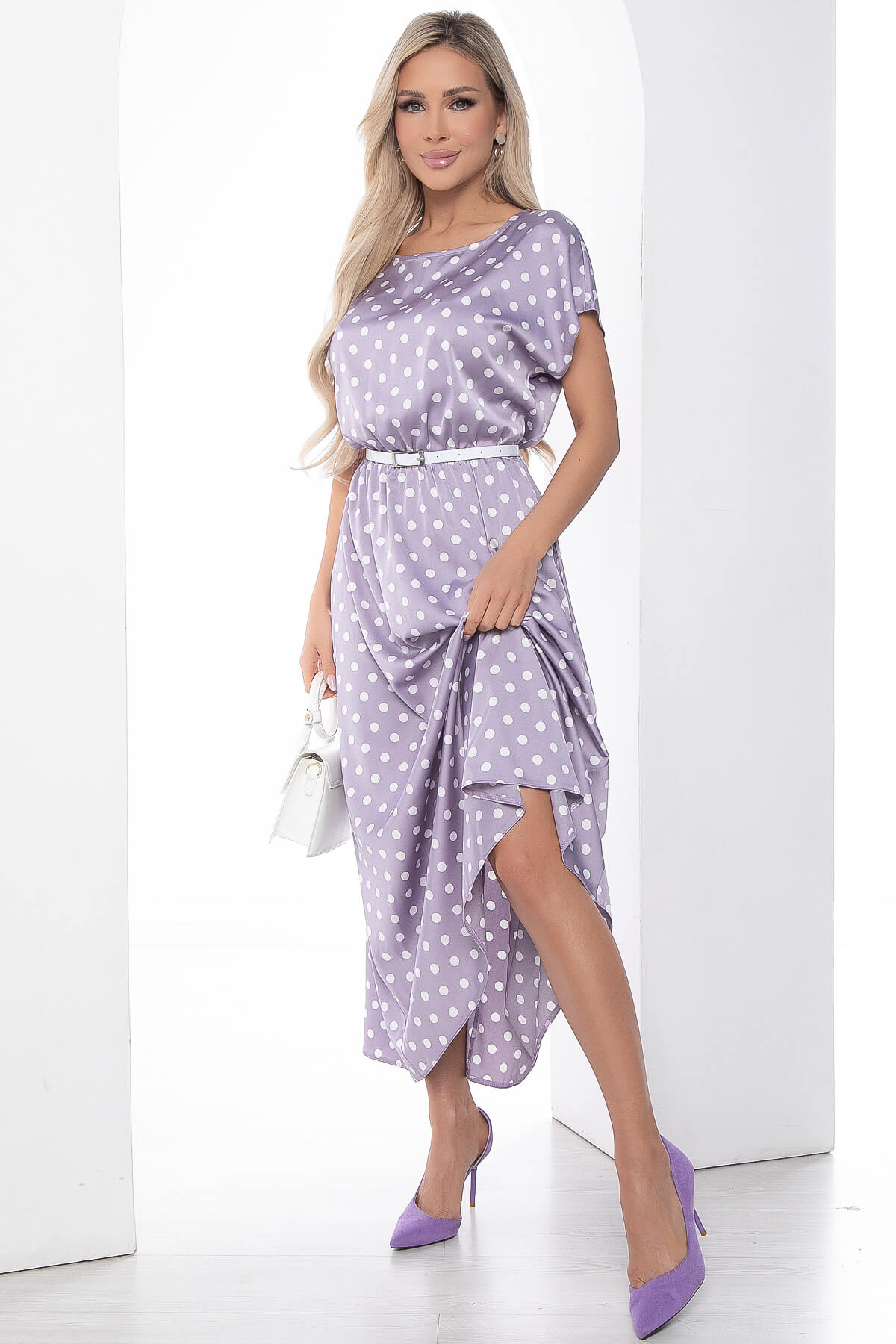 

Платье женское LT Collection Кейтлин фиолетовое 52 RU, Фиолетовый, Кейтлин