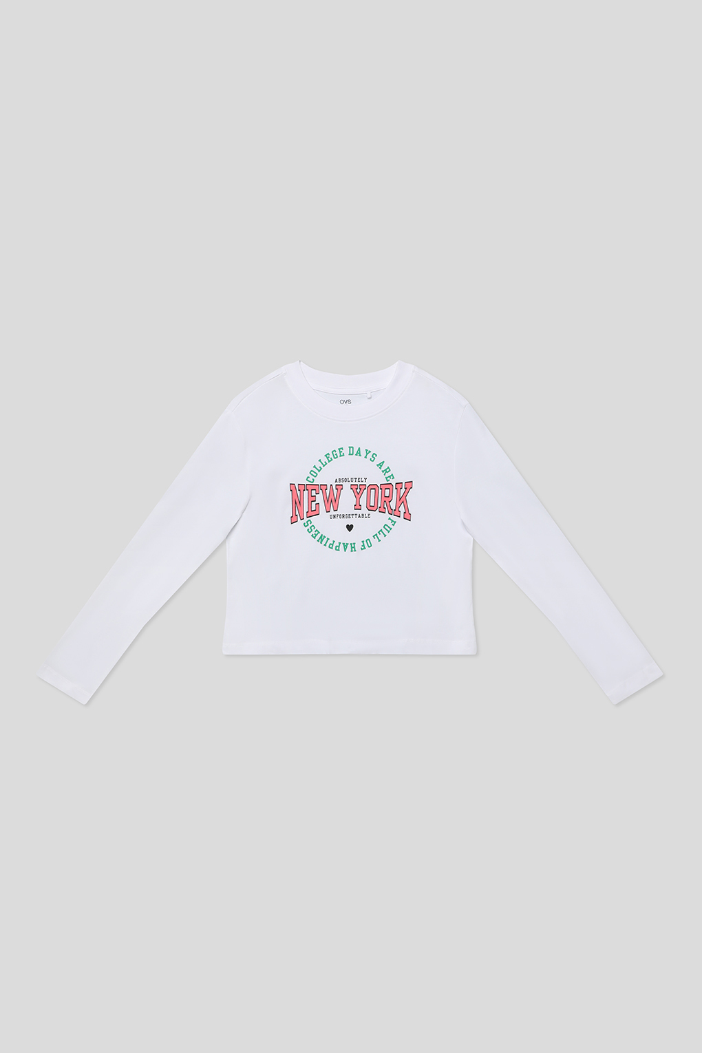 

Лонгслив детский OVS 1977297, белый, 146, 1977297