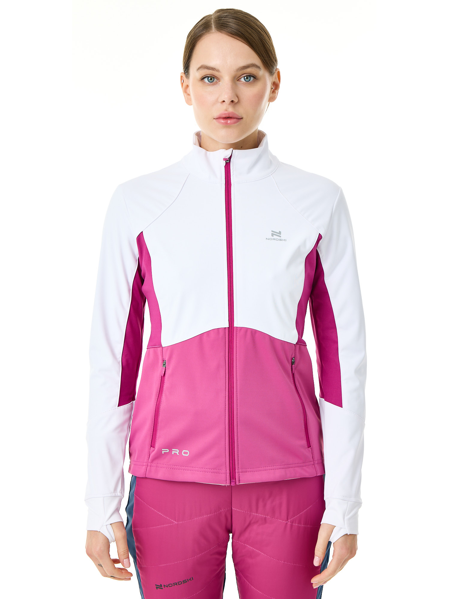 Джемпер Nordski Pro Fuchsia/White (Eur:l) 2024-25