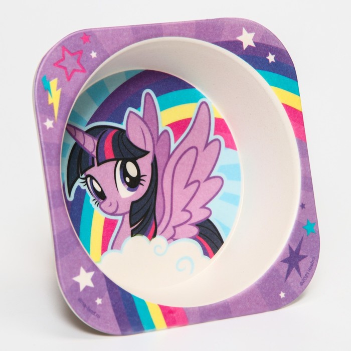 фото Миска детская из бамбука "искорка" my little pony hasbro