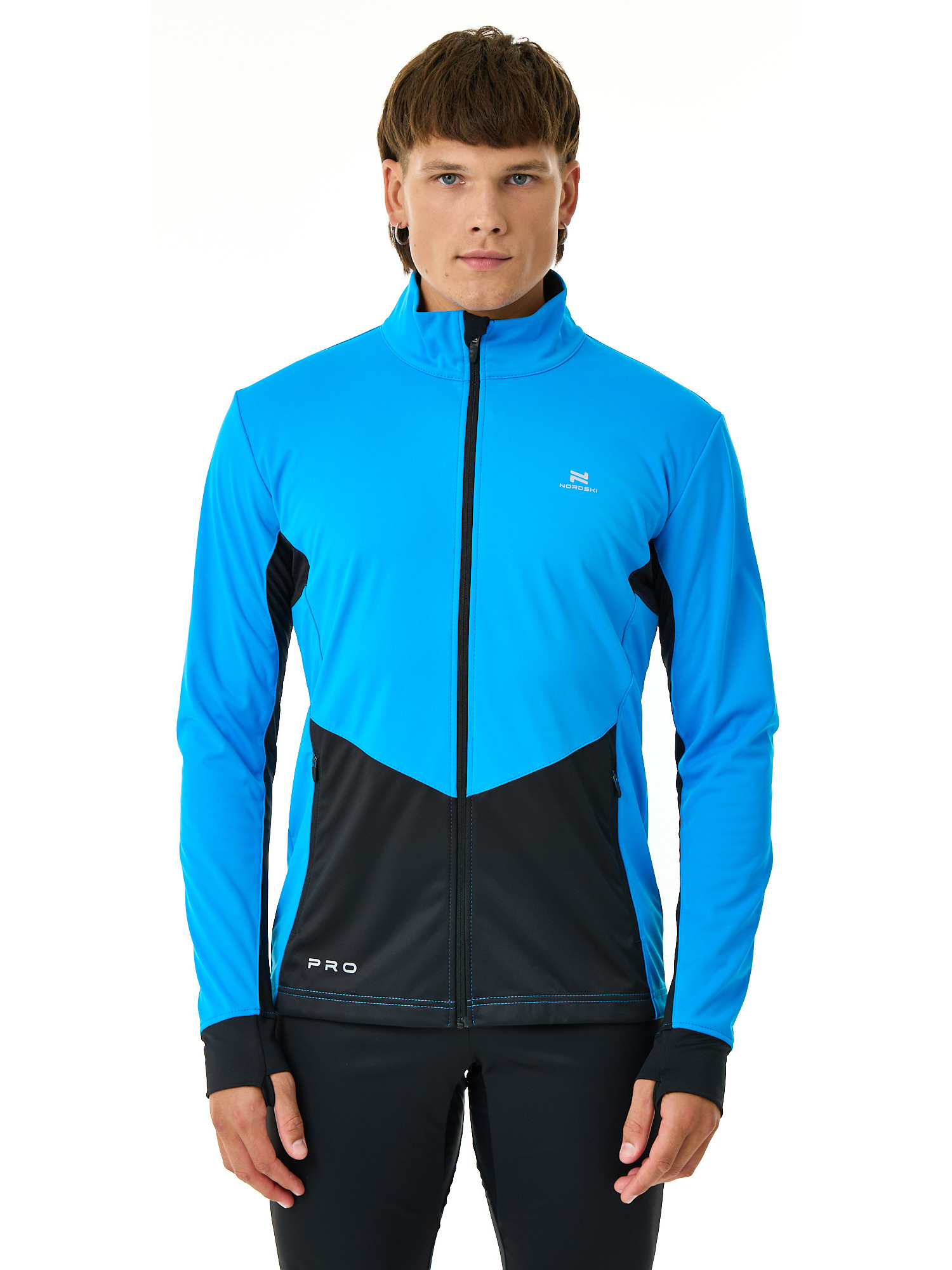 Джемпер Nordski Pro Light Blue/Black (Eur:m) 2024-25