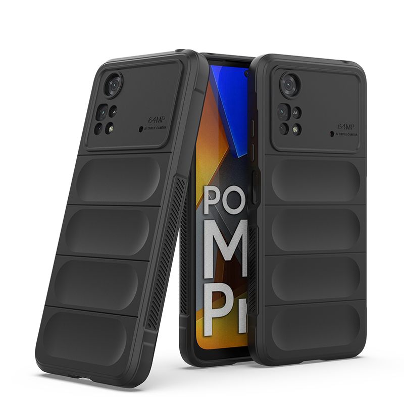 

Противоударный чехол Flexible Case для Xiaomi Poco M4 Pro 4G (черный), 328027529