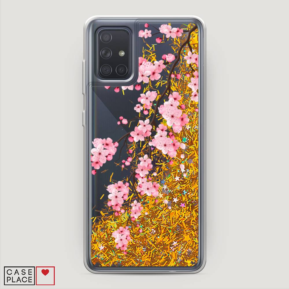 

Чехол Awog на Samsung Galaxy A71 4G "Розовая сакура", Разноцветный, 29090-1