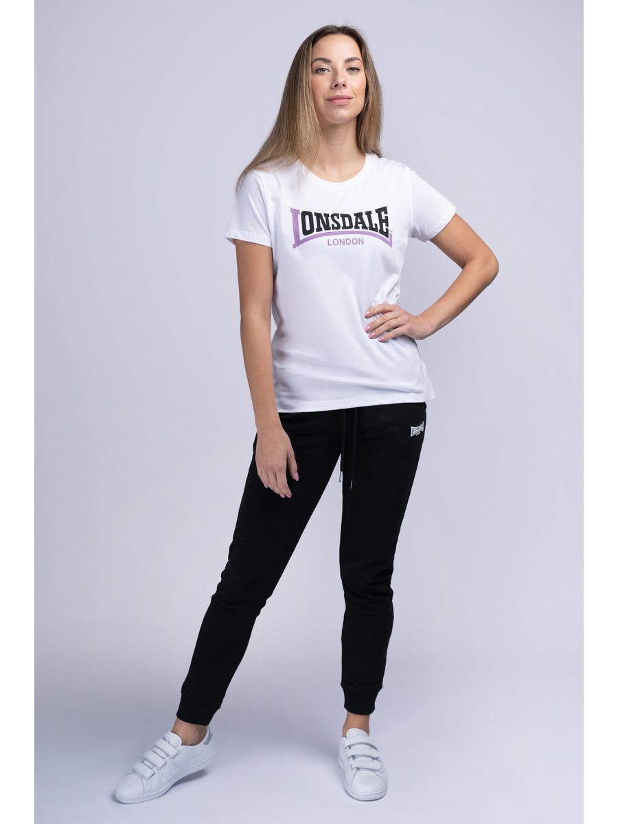 

Футболка женская Lonsdale L2G21D00A белая XS, Белый, L2G21D00A