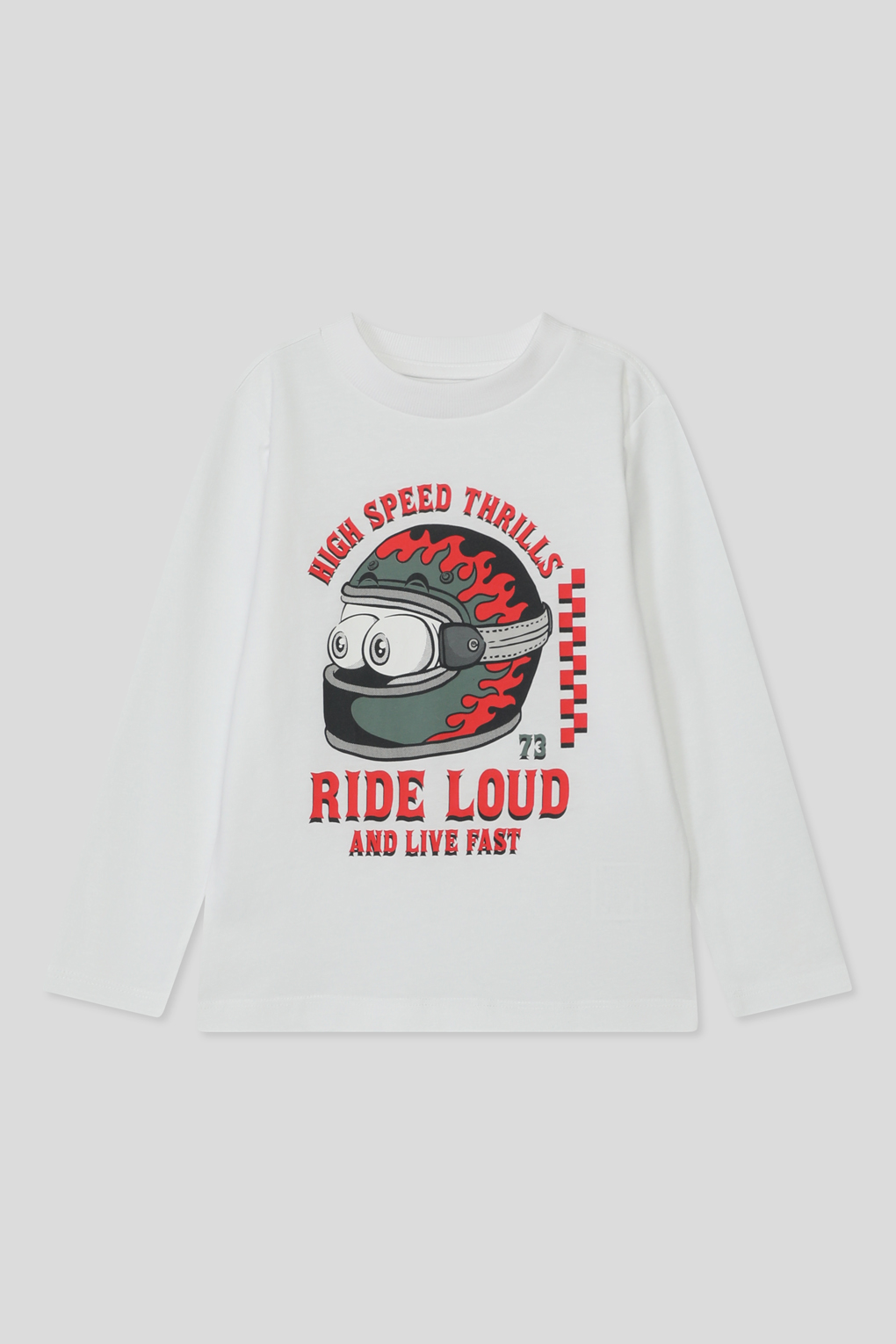 

Лонгслив детский OVS 1965226, белый, 128, 1965226