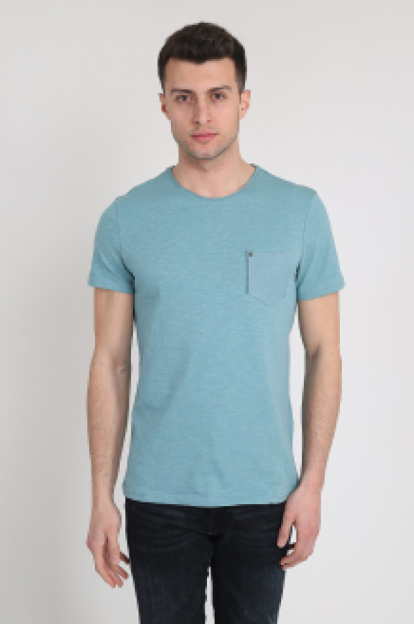 

Футболка мужская Terapi Giyim 25428 зеленая 2XL (доставка из-за рубежа), Зеленый, 25428
