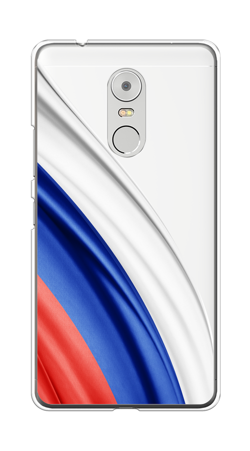 

Чехол на Lenovo K6 Note "Флаг России уголок", Белый;синий;красный;прозрачный, 112250-1