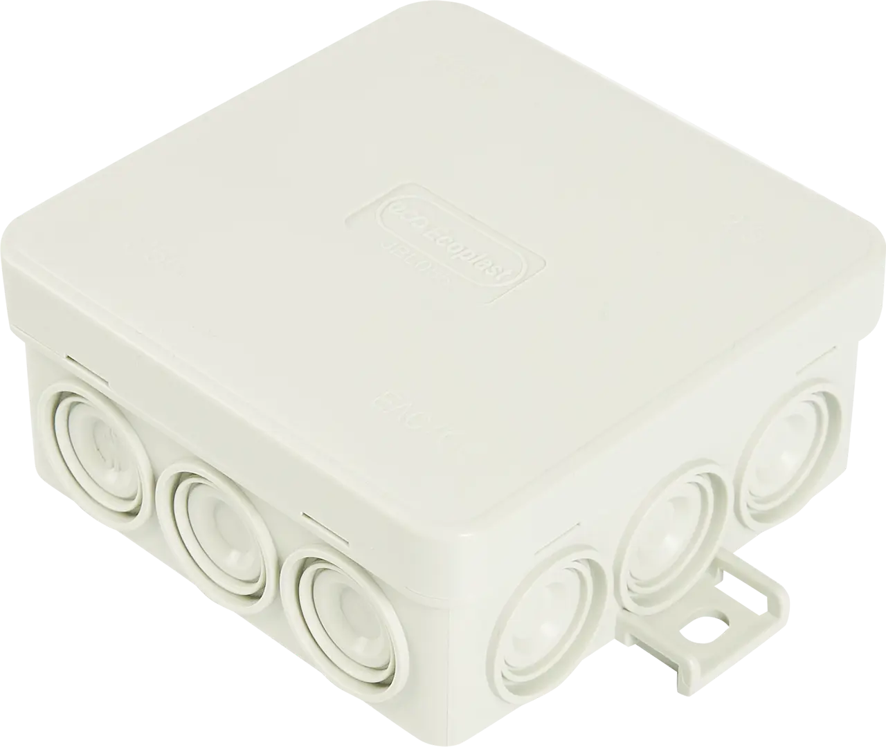 Коробка распределительная Экопласт 85x85x38 мм цвет серый IP55 распределительная коробка экопласт