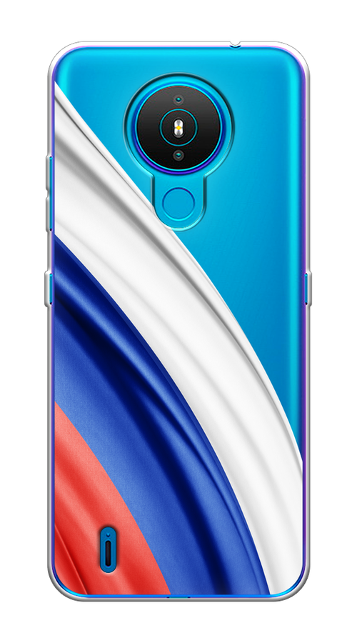 

Чехол на Nokia 1.4 "Флаг России уголок", Белый;синий;красный;прозрачный, 124550-1