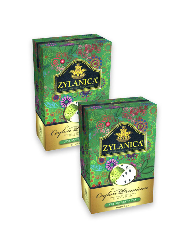 Чай зелёный ZYLANICA Сау-Сэп, 2 шт по 100 г