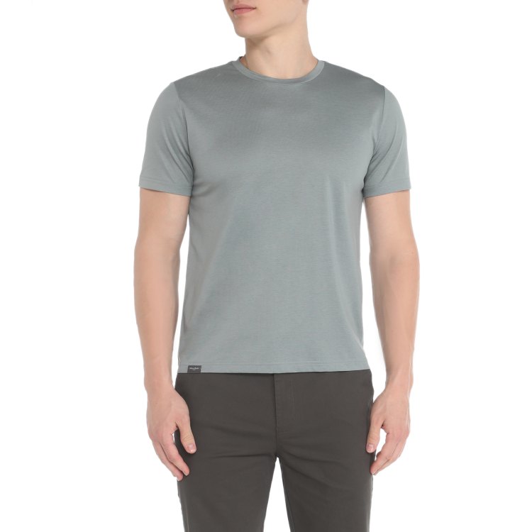 

Футболка мужская Maison David SS53 серая 2XL, Серый, SS53