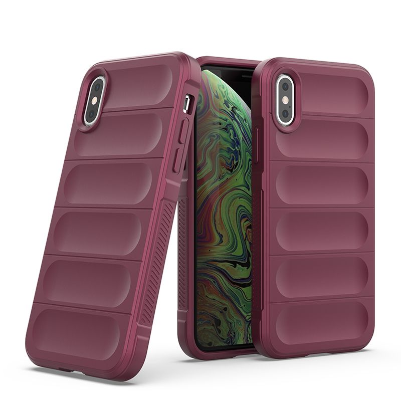 

Противоударный чехол Flexible Case для iPhone XS Max (бордовый), Красный, 328029739