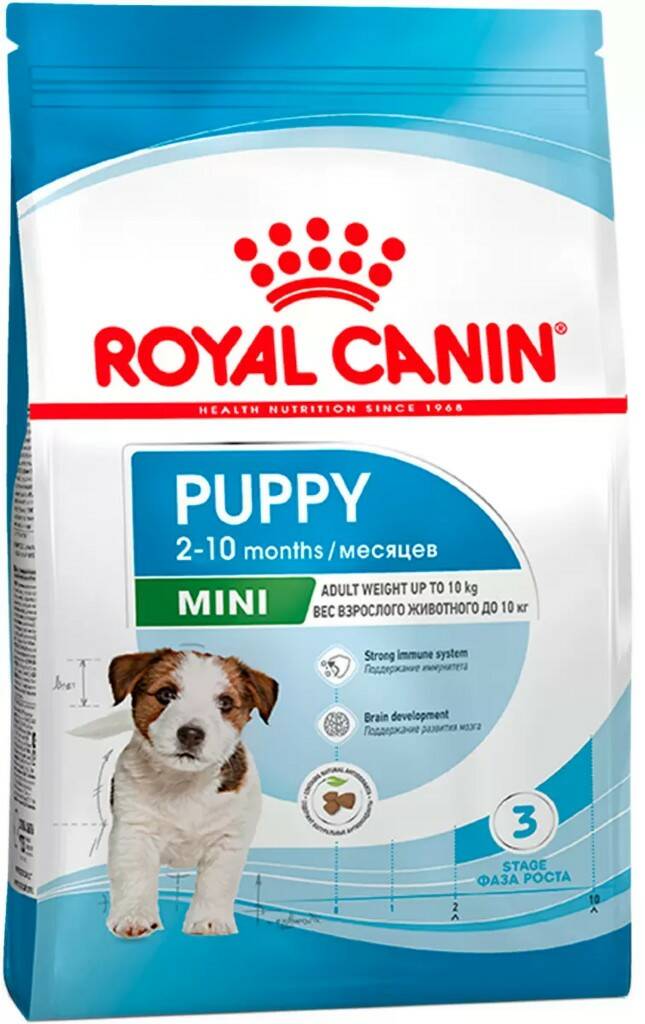 Сухой корм для щенков ROYAL CANIN MINI PUPPY для маленьких пород, 10 шт по 0,8кг