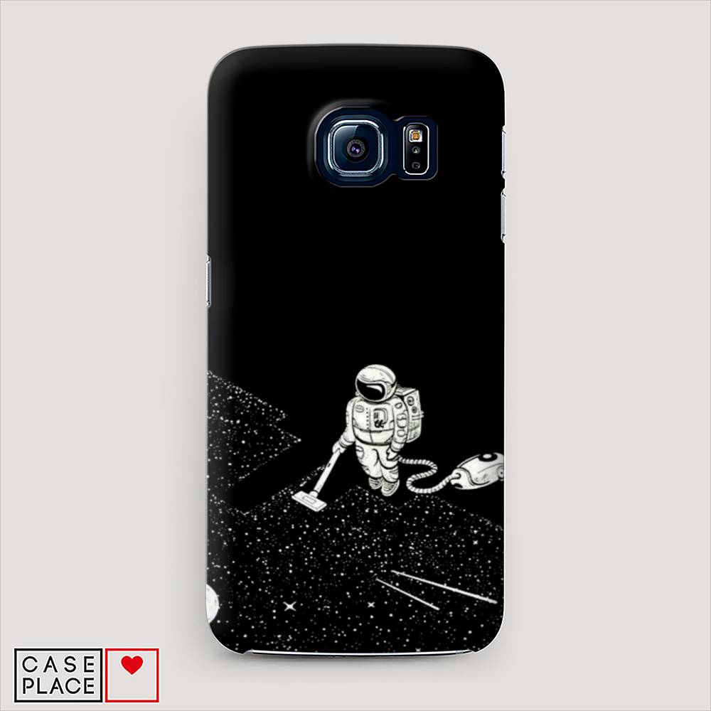 фото Чехол awog "космонавт с пылесосом" для samsung galaxy s7 edge