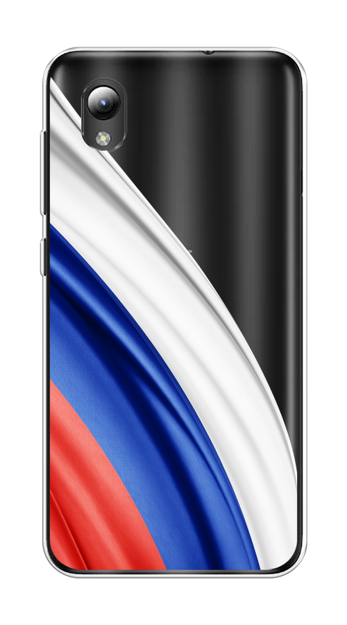 

Чехол на ZTE Blade A3 2019/L8/ZTE Blade A31 lite "Флаг России уголок", Белый;синий;красный;прозрачный, 132850-1