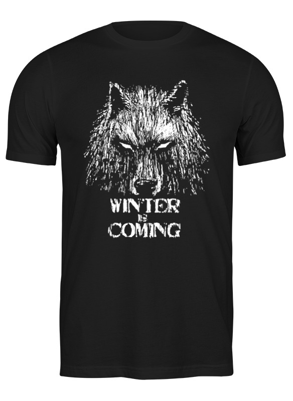 

Футболка мужская Printio Winter is coming черная XL, Winter is coming