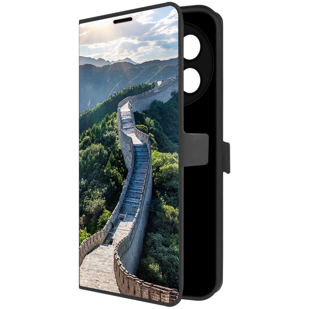 

Чехол-книжка Krutoff Eco Book для ITEL S24 Китай, Великая Стена (черный)