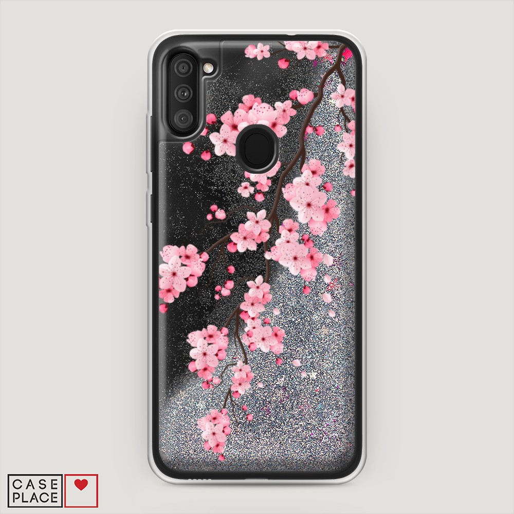

Чехол Awog на Samsung Galaxy M11 / Самсунг M11 "Розовая сакура", Разноцветный, 2100691-1