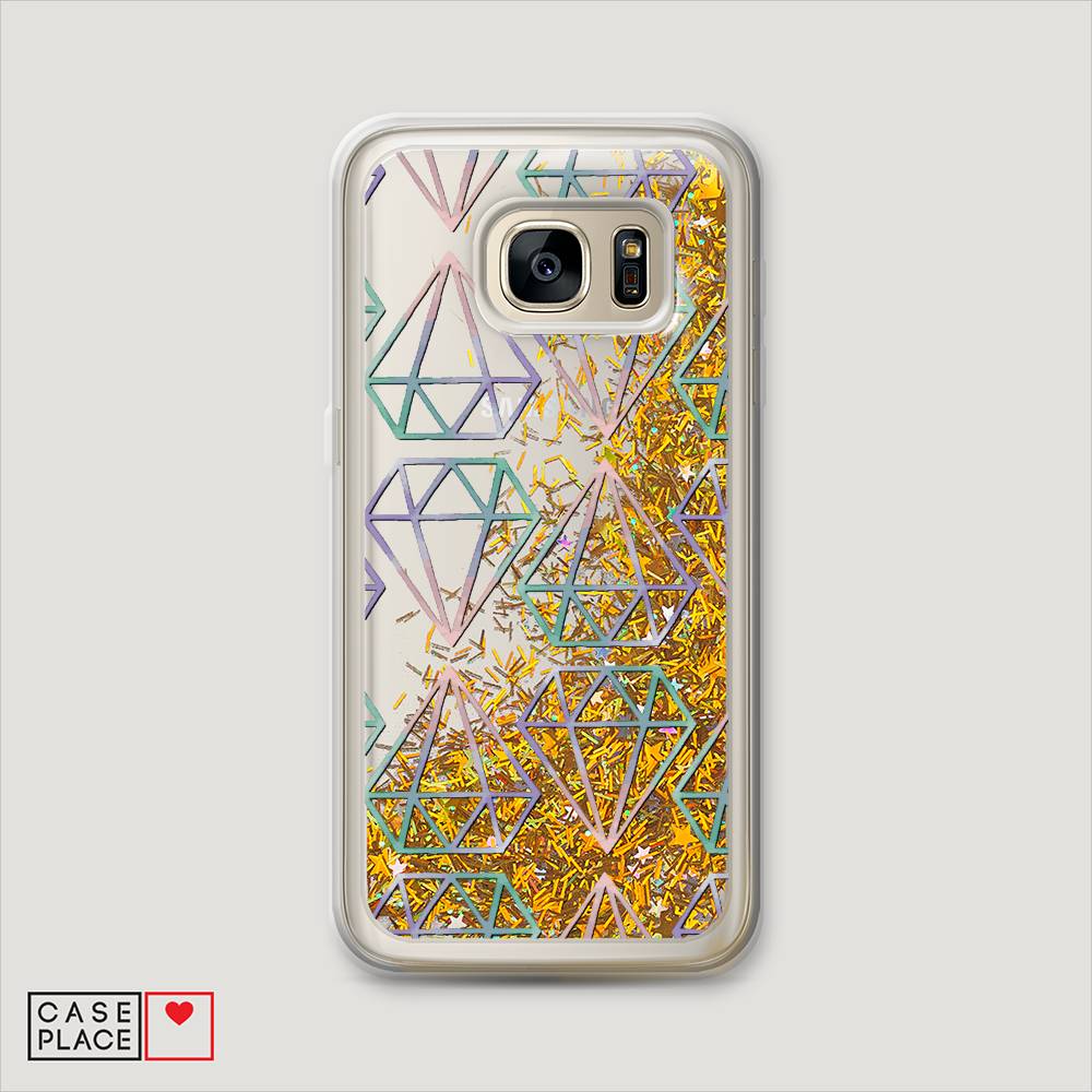 

Чехол Awog "Бриллианты голографика" для Samsung Galaxy S7 edge, 24690-1