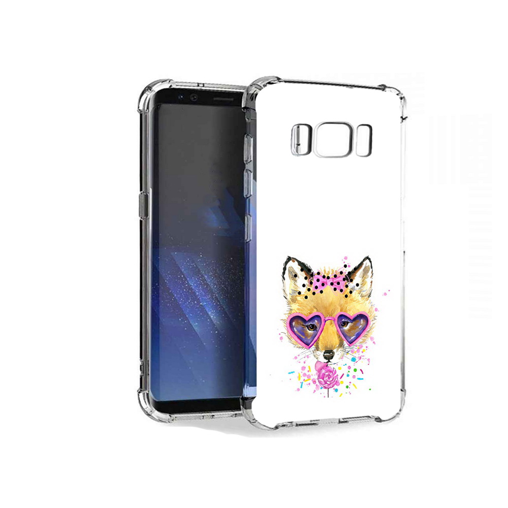 

Чехол MyPads Tocco для Samsung Galaxy S8+ лисенок с бантиком, Tocco
