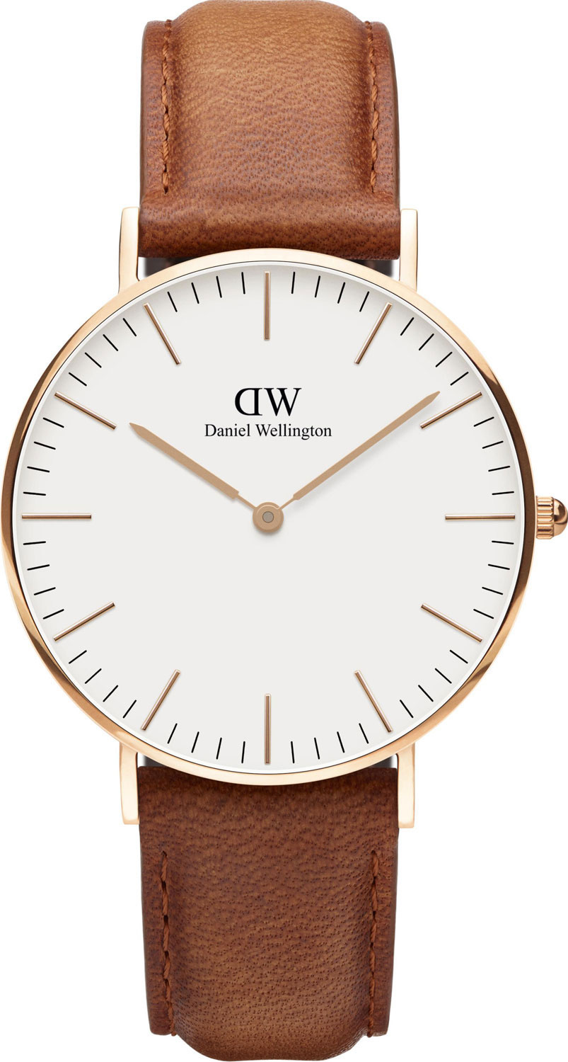 фото Наручные часы женские daniel wellington dw00100111 коричневые