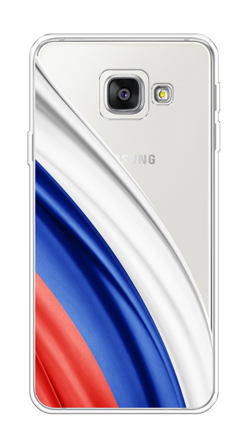 

Чехол на Samsung Galaxy A3 2016 "Флаг России уголок", Белый;синий;красный;прозрачный, 20250-1