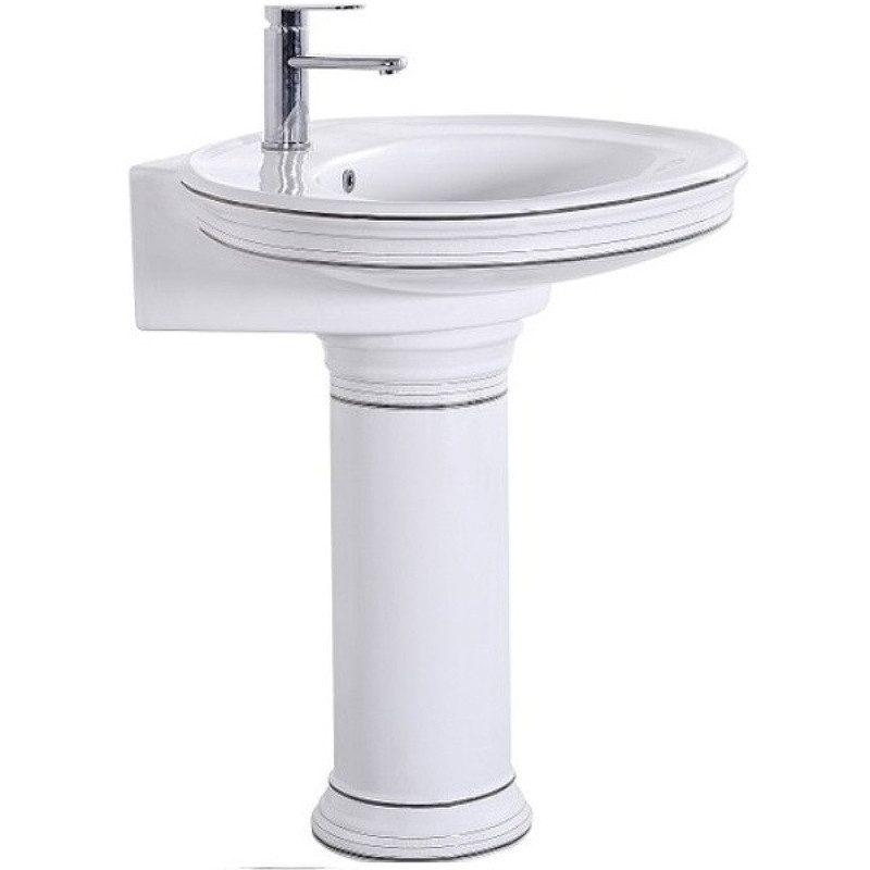 

Раковина CeramaLux Lux Classic 75 1411 Белая