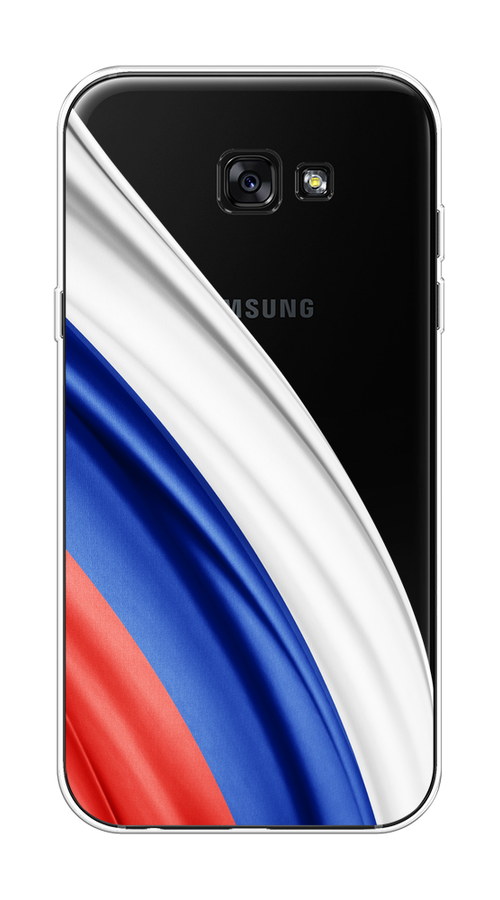 

Чехол на Samsung Galaxy A7 2017 "Флаг России уголок", Белый;синий;красный;прозрачный, 20950-1