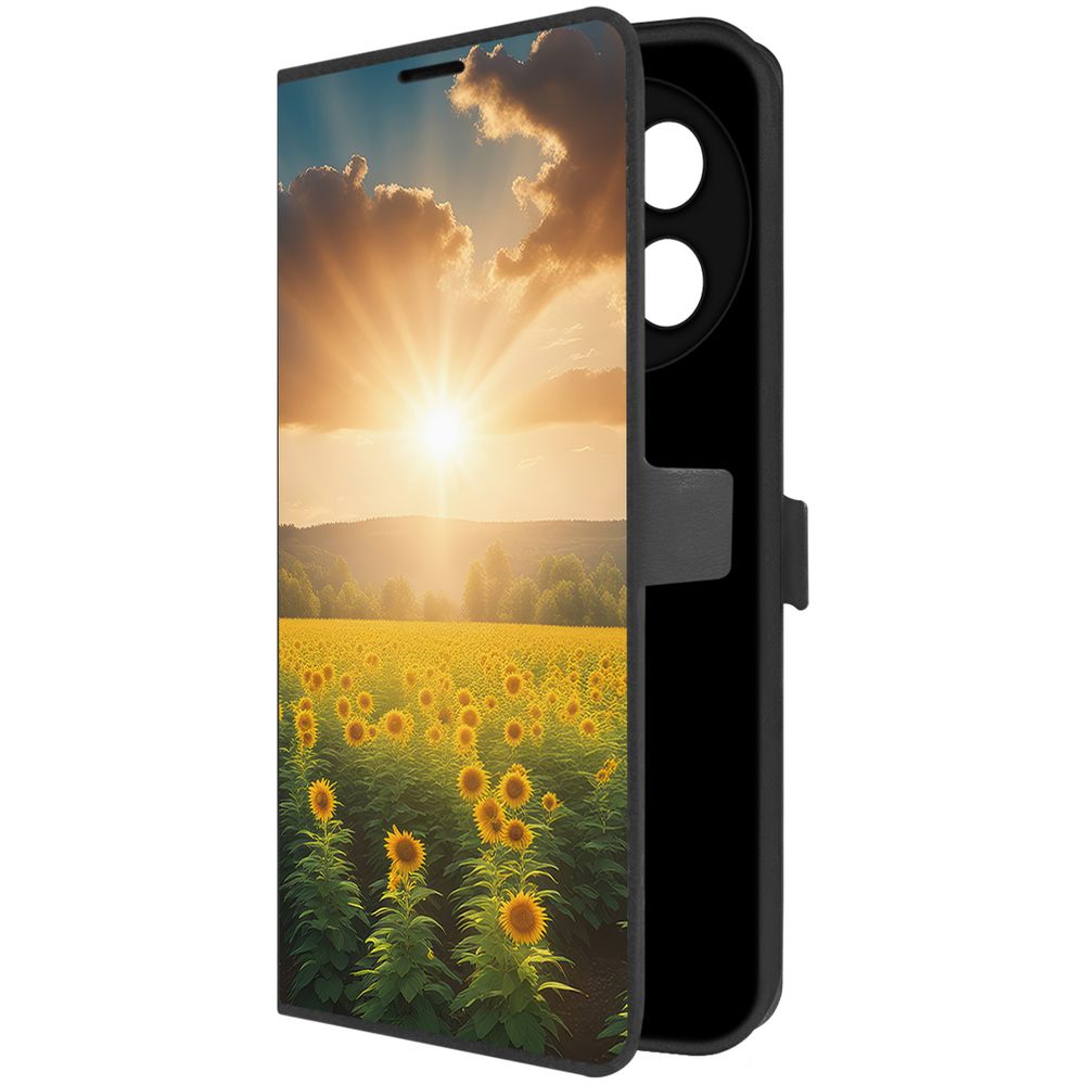 

Чехол-книжка Krutoff Eco Book для ITEL S24 Солнечно (черный)