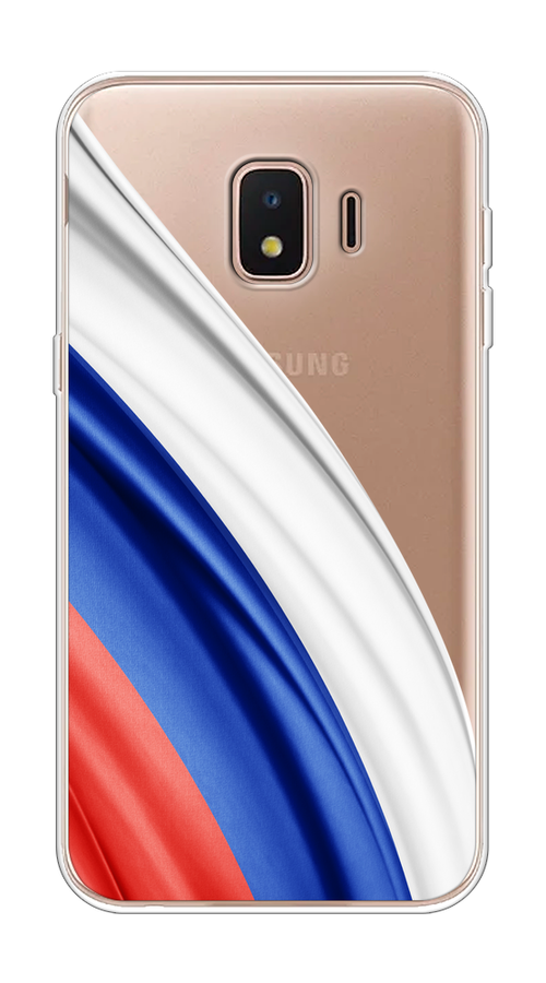 

Чехол на Samsung Galaxy J2 Core (2020) "Флаг России уголок", Белый;синий;красный;прозрачный, 2100550-1