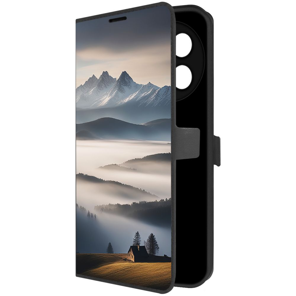 

Чехол-книжка Krutoff Eco Book для ITEL S24 Туман (черный)