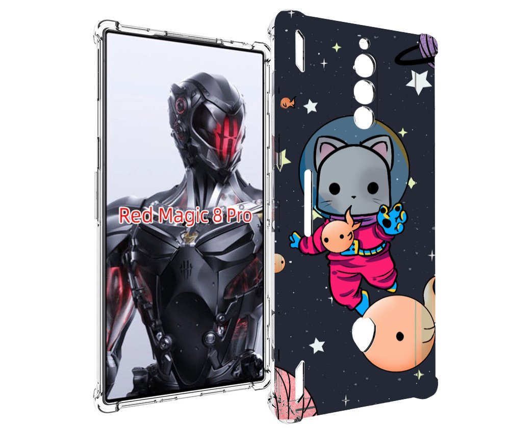 

Чехол MyPads котик-с-рыбкой-в-космосе для ZTE Nubia Red Magic 8 Pro / Red Magic 8 Pro Plus, Tocco