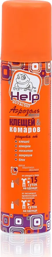 

Аэрозоль от насекомых HELP SSS-82735640 75 мл