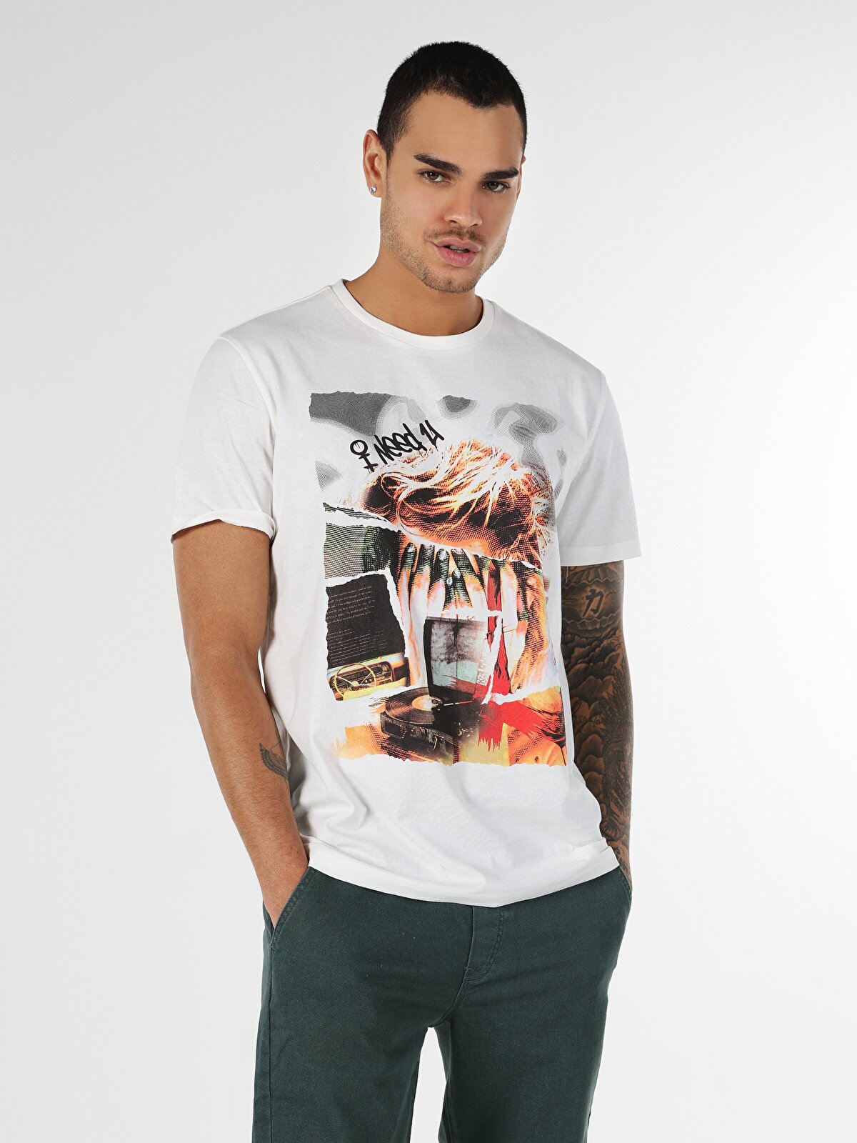 

Футболка мужская Colin's CL1062794_Q1.V1_WHT белая 2XL, Белый, CL1062794_Q1.V1_WHT
