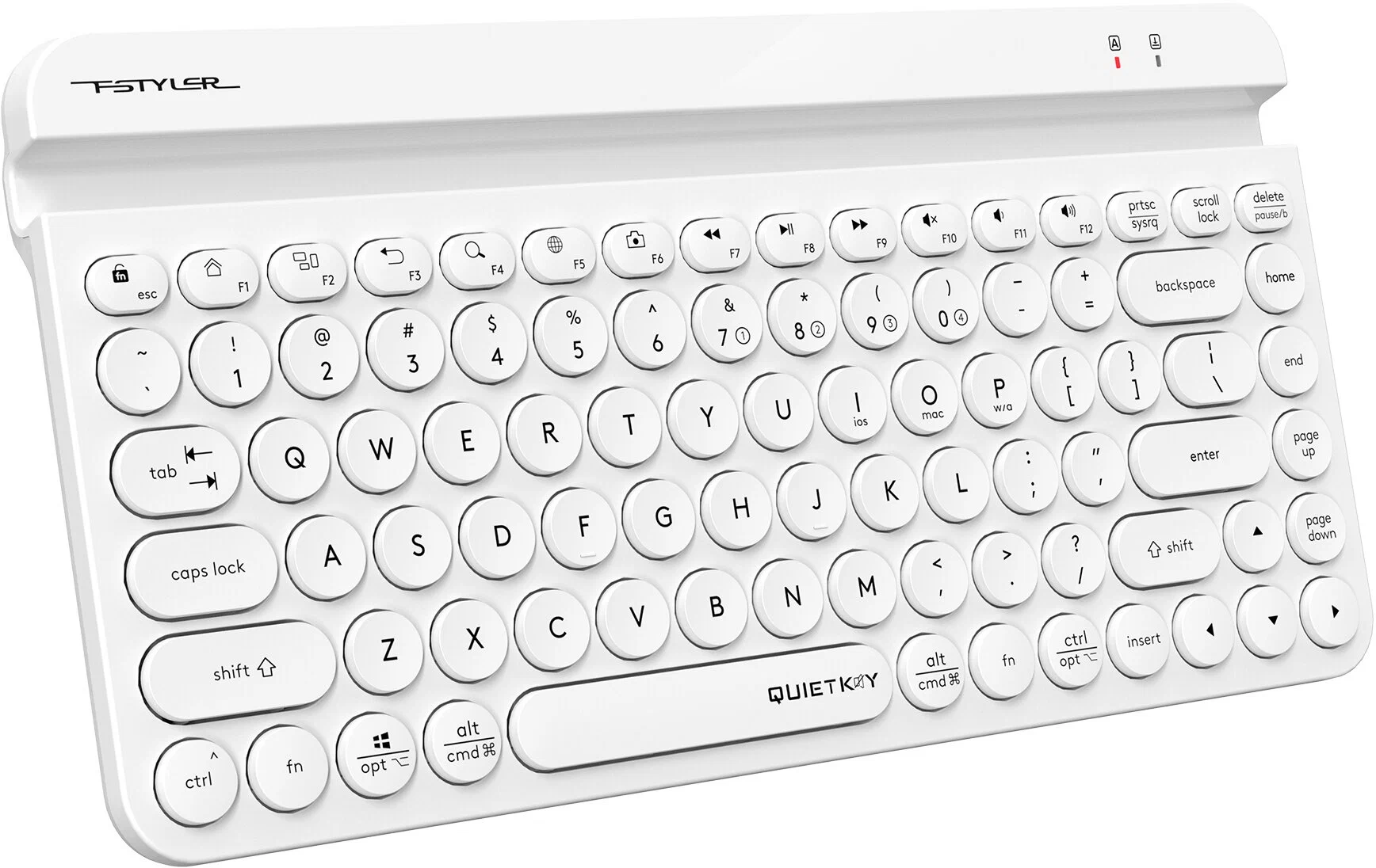 

Беспроводная клавиатура A4Tech Fstyler FBK30 White (1678660), Fstyler FBK30
