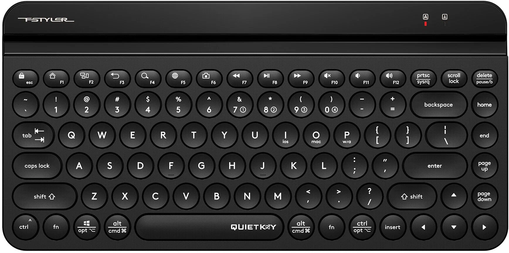 

Беспроводная клавиатура A4Tech Fstyler FBK30 Black (1678658), Fstyler FBK30