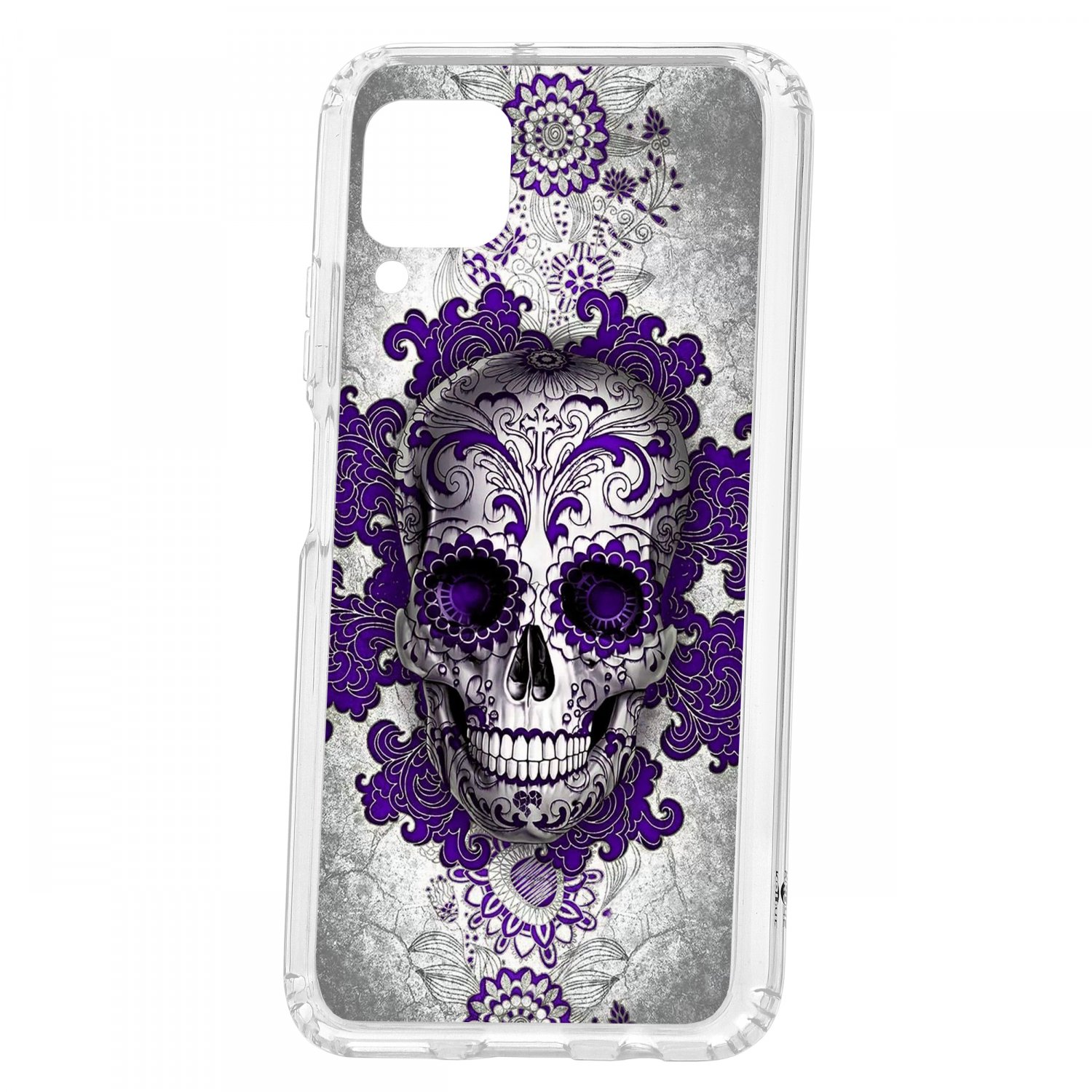 фото Чехол-накладка huawei p40 lite kruche print sugar skull кruче