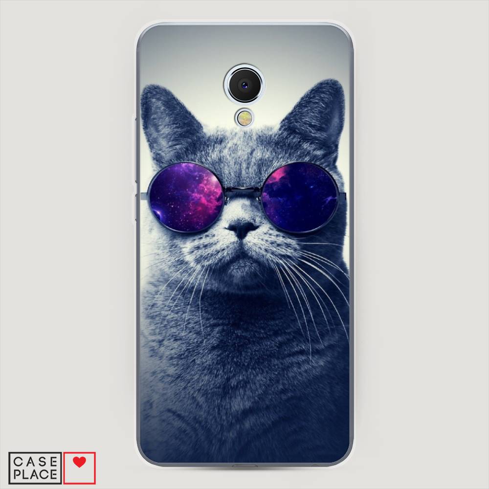 

Чехол Awog на Meizu MX6 "Космический кот", Красный, 70950-1