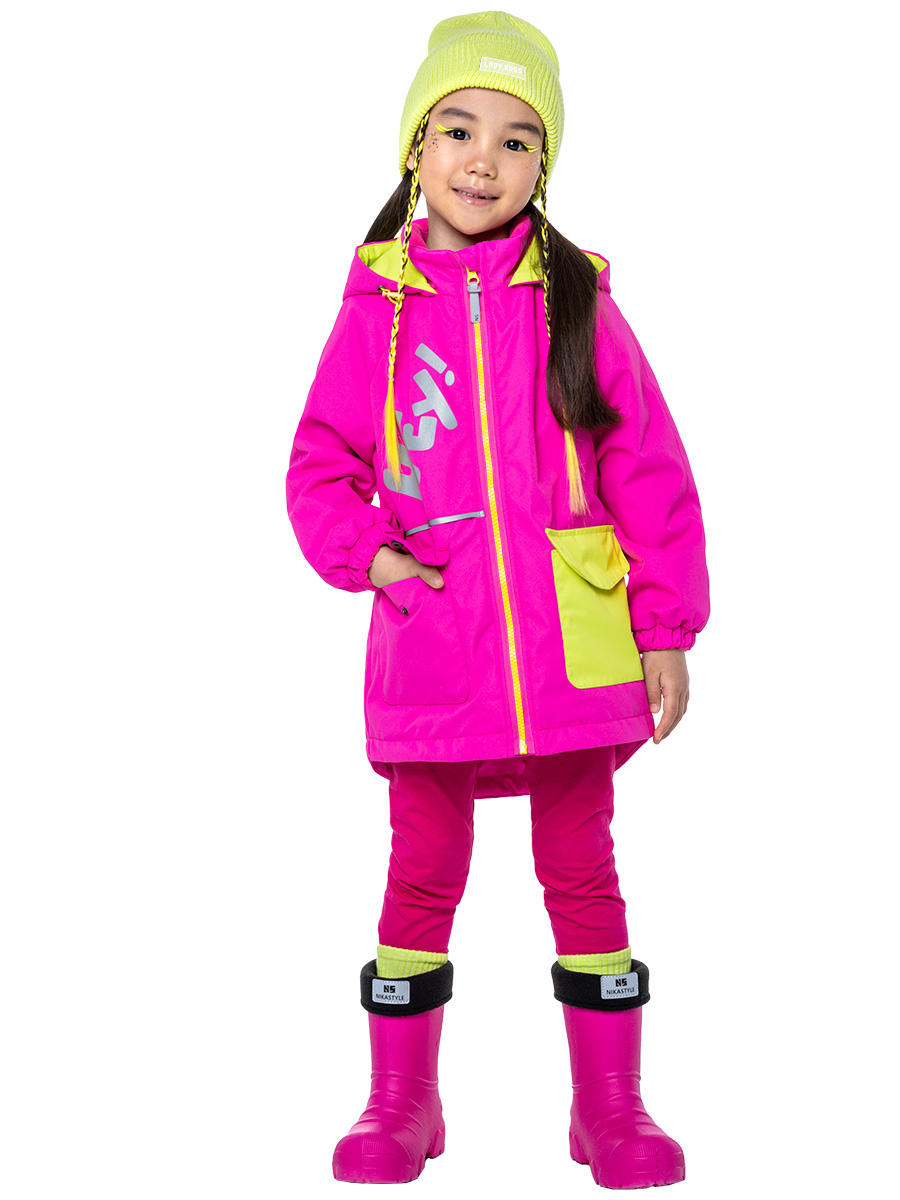 

Куртка детская NIKASTYLE 4м2823, розовый, 110, 4м2823