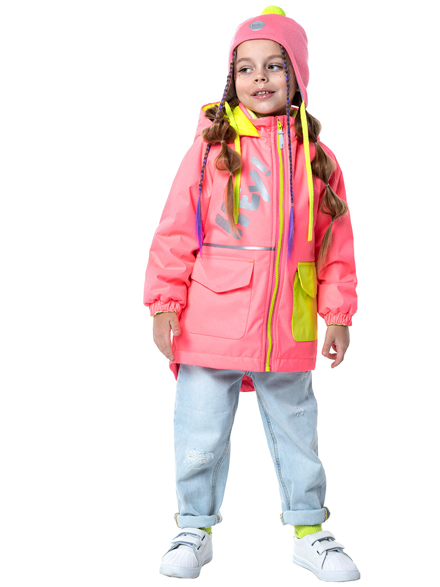 

Куртка детская NIKASTYLE 4м2823, коралловый неон, 92, 4м2823