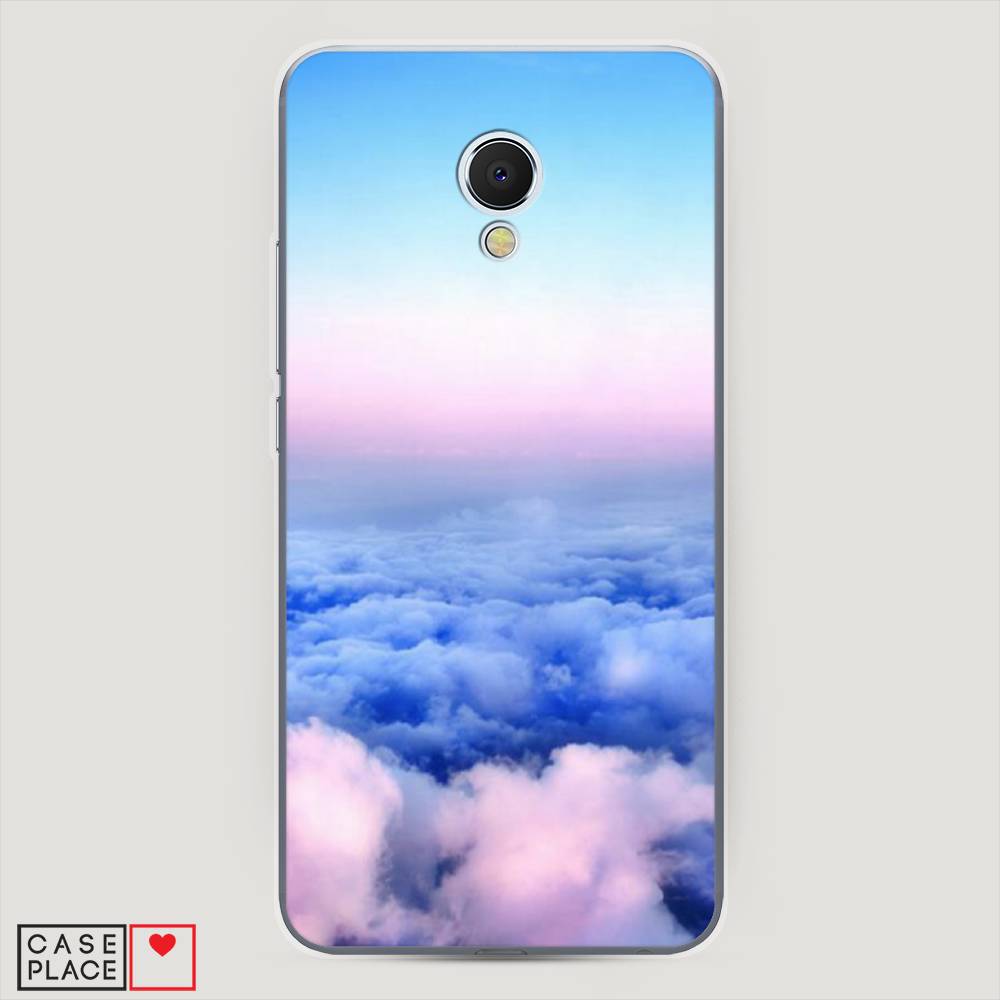 

Чехол Awog на Meizu MX6 "Облака", Голубой;розовый, 70950-4