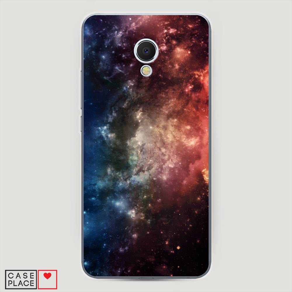 

Чехол Awog на Meizu MX6 "Космос", Синий;бежевый;красный, 70950-4