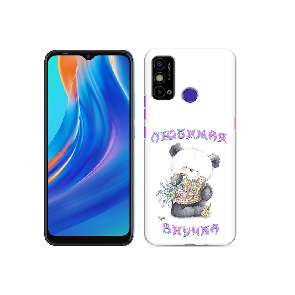 

Чехол MyPads Tocco для Tecno Spark Go Любимая внучка, Прозрачный, Tocco