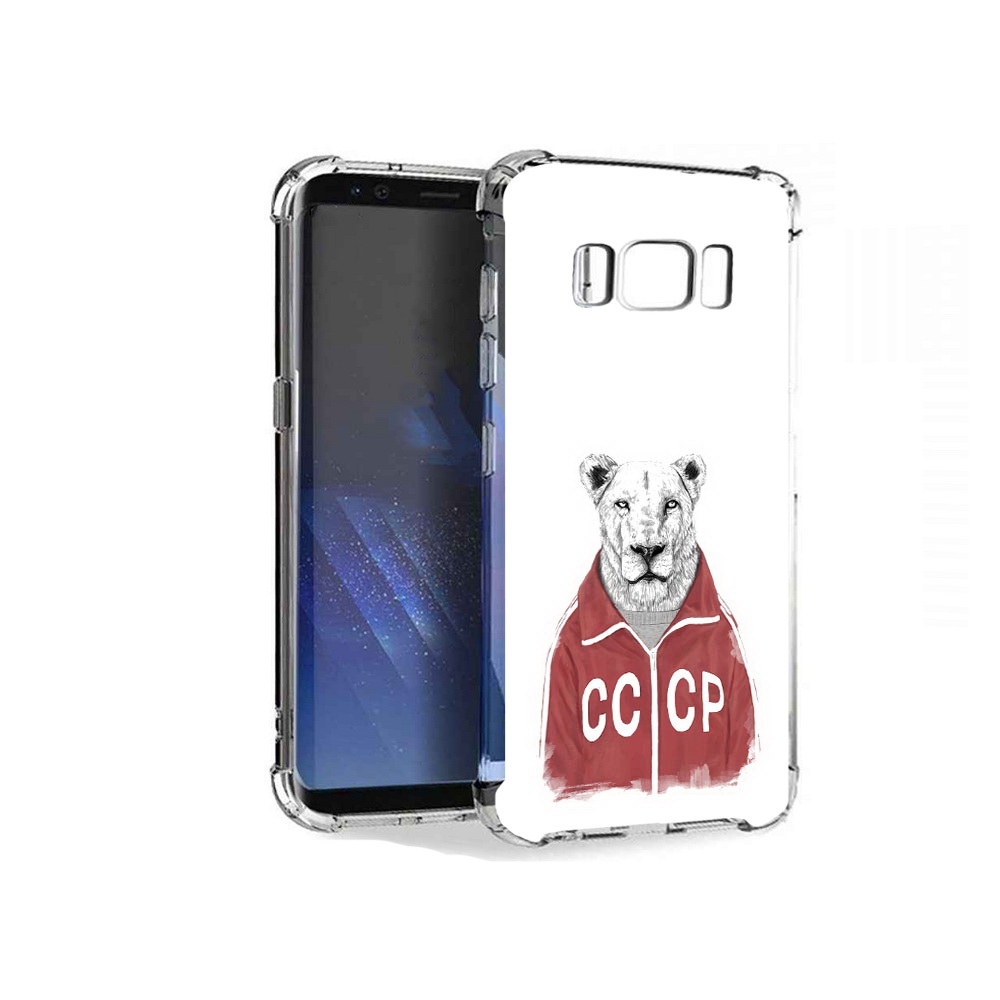 Чехол MyPads Tocco для Samsung Galaxy S8+ львица ссср